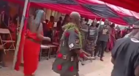 Dumbass Accidentally Shot Himself During Celebration In Africa