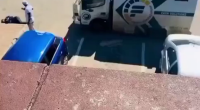 Robber Got Ran Over In The Street