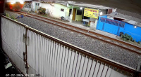 Grandfather 77 Years Old Lay Down On The Rails In Front Of The Arjuno Ekspres Train. Nigeria