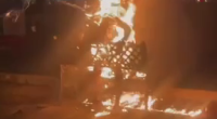 The Dude Set Himself On Fire While Sitting On A Bench. Vietnam