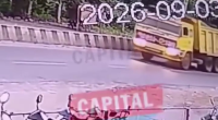 A Young Man Jumped Under The Wheels Of A Truck