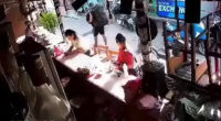 A 40-Year-Old Man Stabbed His Former Business Partner To Death In A Store In Front Of Many People. Thailand