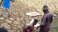 Public Execution Of Two Tied Men. The Reason For The Massacre Is Unknown