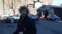 Black Bastard Beats Up Homeless People On The Streets Of NY