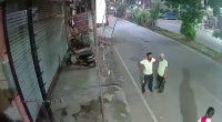 Probably The Dead Idiot Thought That The Truck Should Go Around Him..