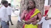 A 60-Year-Old Woman Was Dragged From Her Home, Tied To A Tree And Brutally Beaten By Villagers Who Accused Her Of Practicing Black Magic